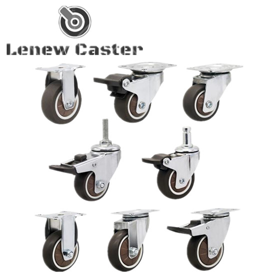 Light duty TPR caster wheel