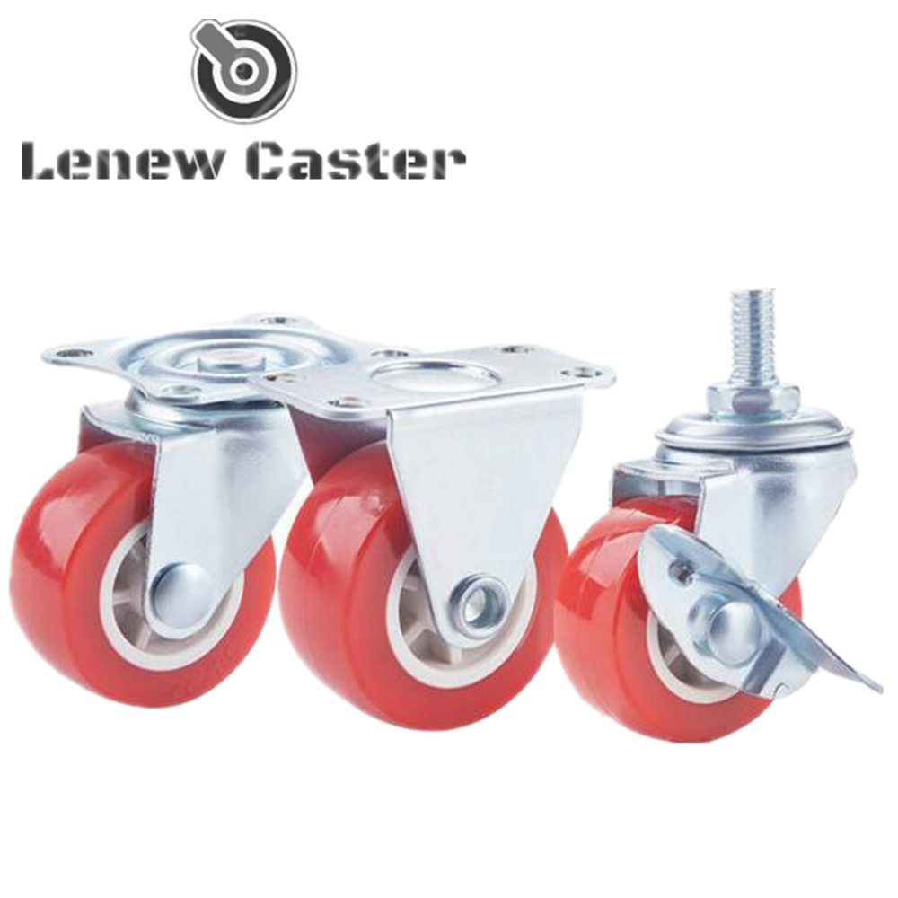 Light duty PVC caster wheel