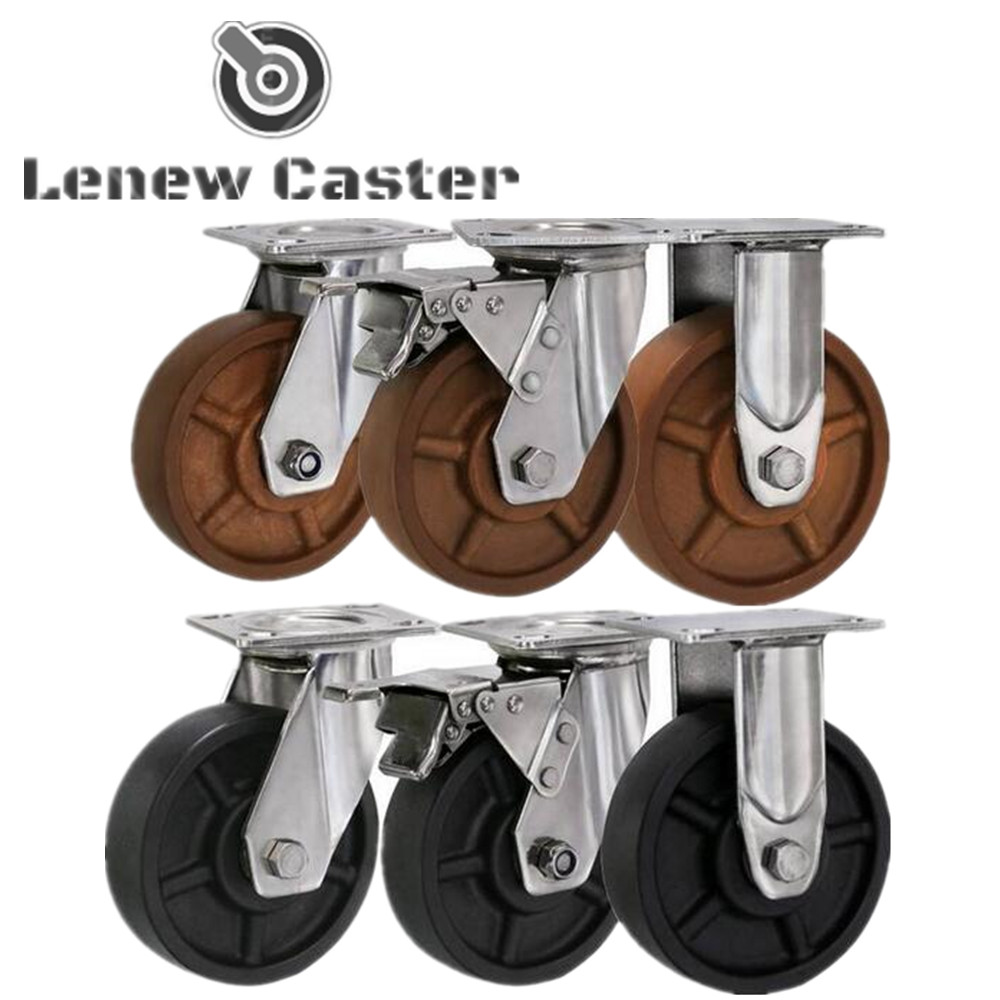 Heavy duty high temperature caster wheel